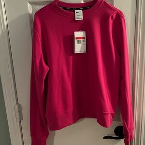 NWT Nike Pink Cropped Sweatshirt